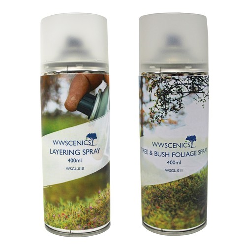 Static grass layering spray - grass,