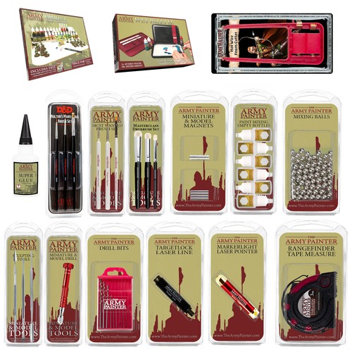 The army painter tools - painter, brushes
